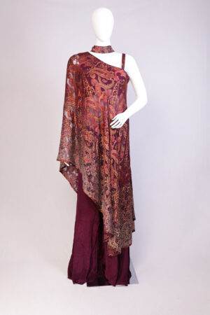 shoulder-fusion-fashion-set-muslin-net-for-women